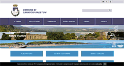 Desktop Screenshot of comune.capaccio.sa.it